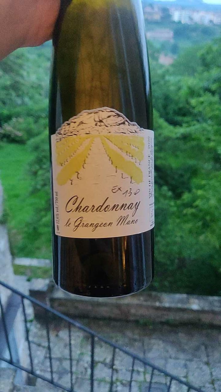 Chardonnay Le Grangeon Mano - Les Grangeons de l'Albarine - Luc Bauer 