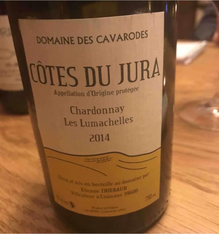 Chardonnay Les Lumachelles - Domaine des Cavarodes - Etienne Thiebaud 