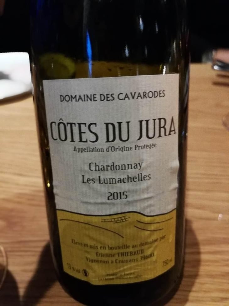 Chardonnay Les Lumachelles - Domaine des Cavarodes - Etienne Thiebaud 