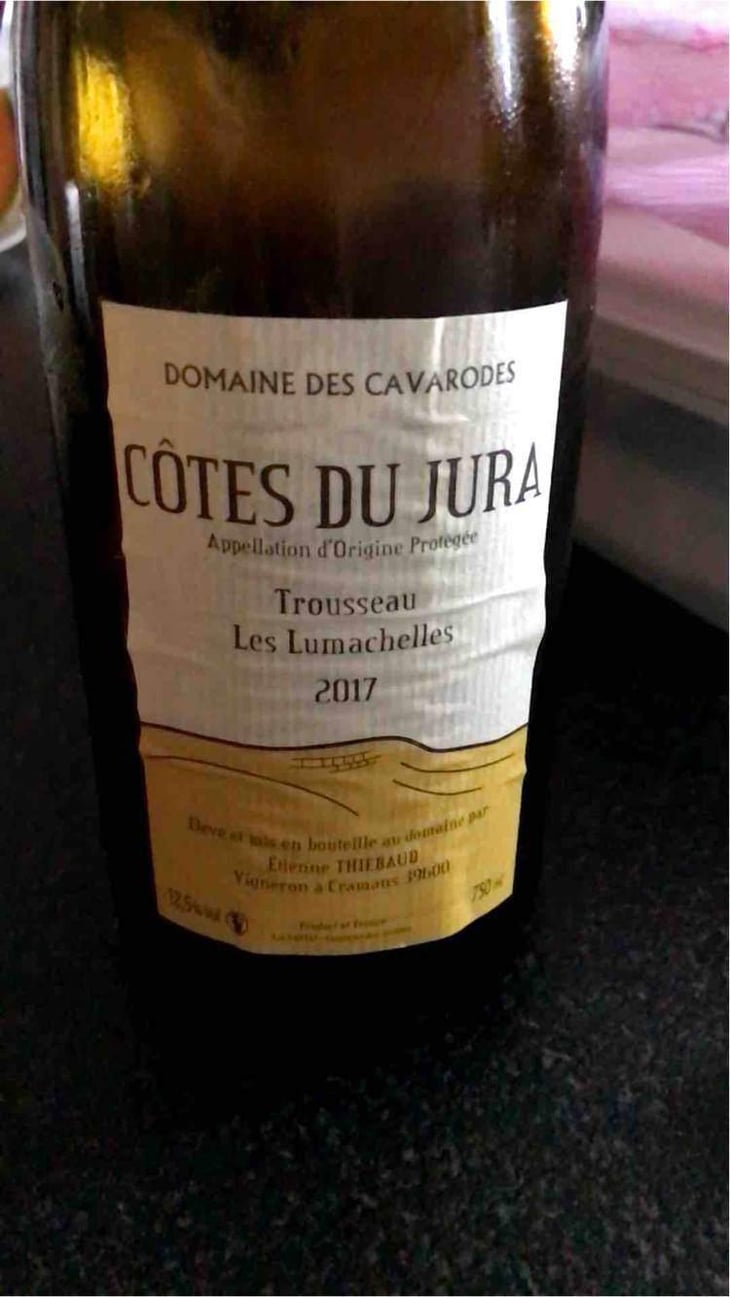 Chardonnay Les Lumachelles - Domaine des Cavarodes - Etienne Thiebaud 