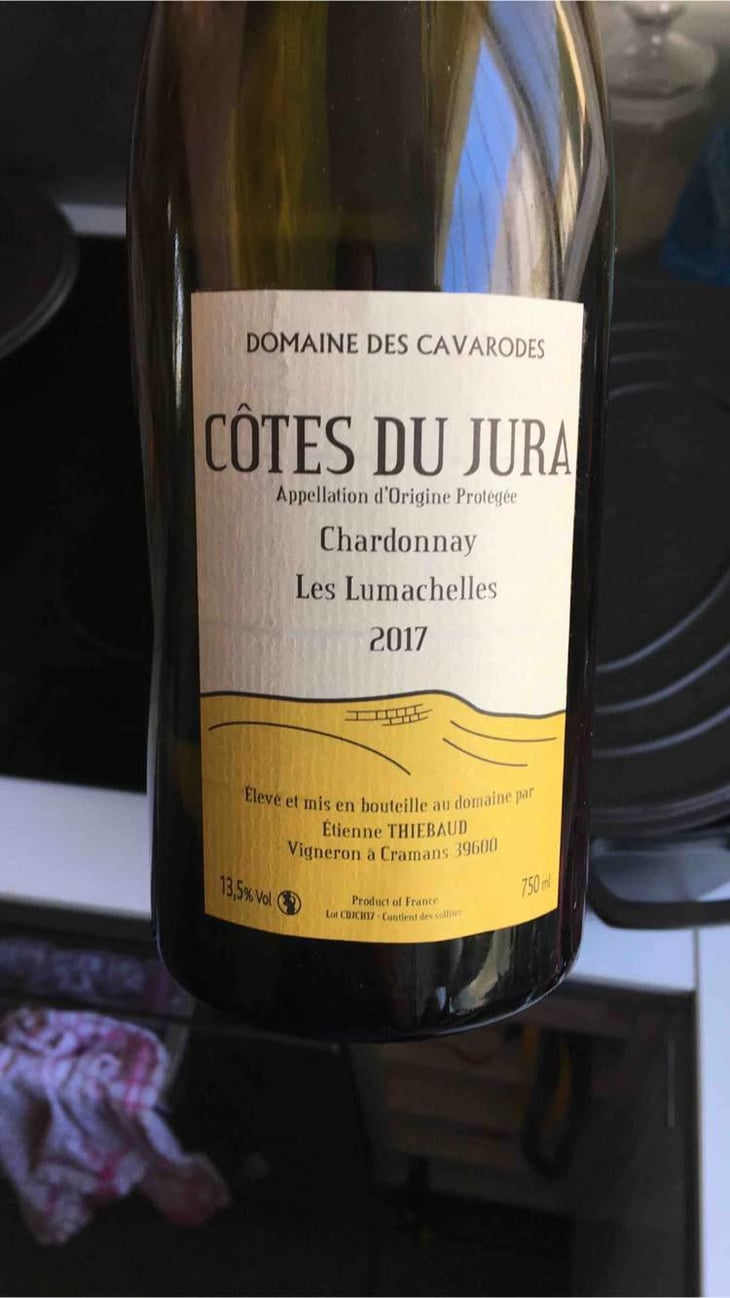 Chardonnay Les Lumachelles - Domaine des Cavarodes - Etienne Thiebaud 