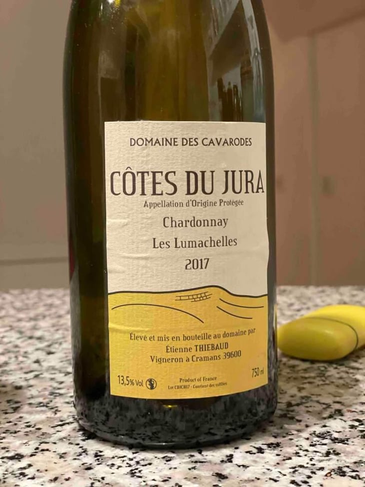 Chardonnay Les Lumachelles - Domaine des Cavarodes - Etienne Thiebaud 