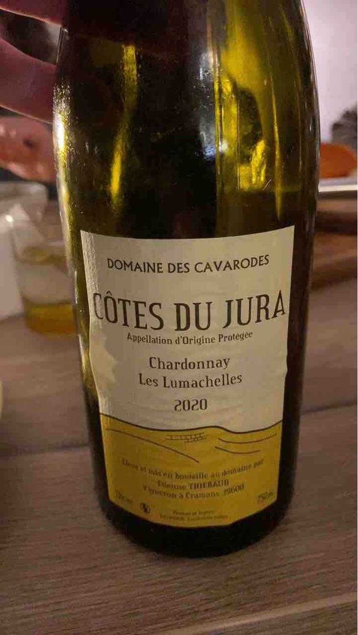 Chardonnay Les Lumachelles - Domaine des Cavarodes - Etienne Thiebaud 