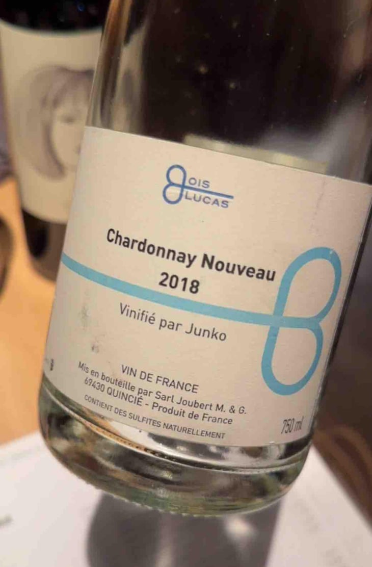 Chardonnay Nouveau - Bois Lucas (CLOSED) - Junko Arai (CLOSED) 
