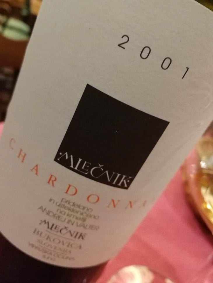 Chardonnay - Organic farm Mlečnik - Mlečnik Valter and Klemen 