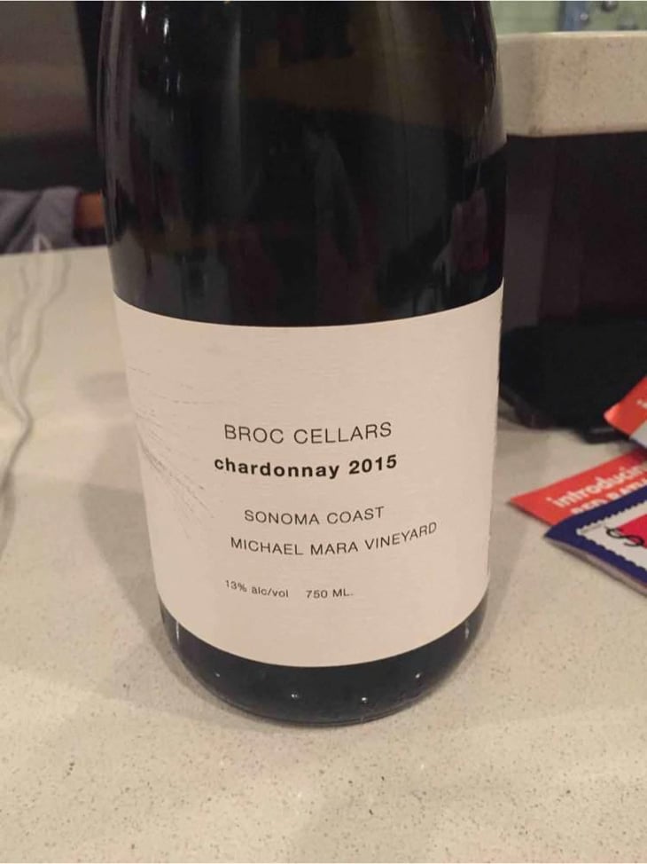 Chardonnay - Broc Cellars - Chris Brockway 