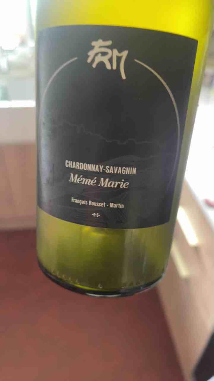 Chardonnay-Savagnin -"Mémé Marie" - FRM - François Rousset-Martin 
