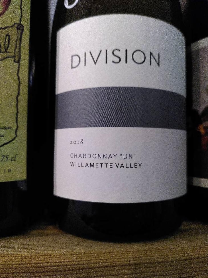 Chardonnay “Un” - Division Winemaking Company - Kate Norris & Tom Monroe 