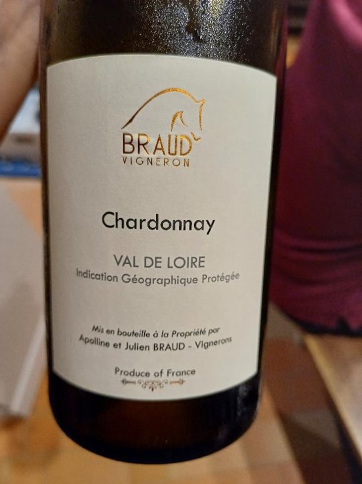 Chardonnay Val De Loire - Braud - Julien Et Apolline BRAUD -2021