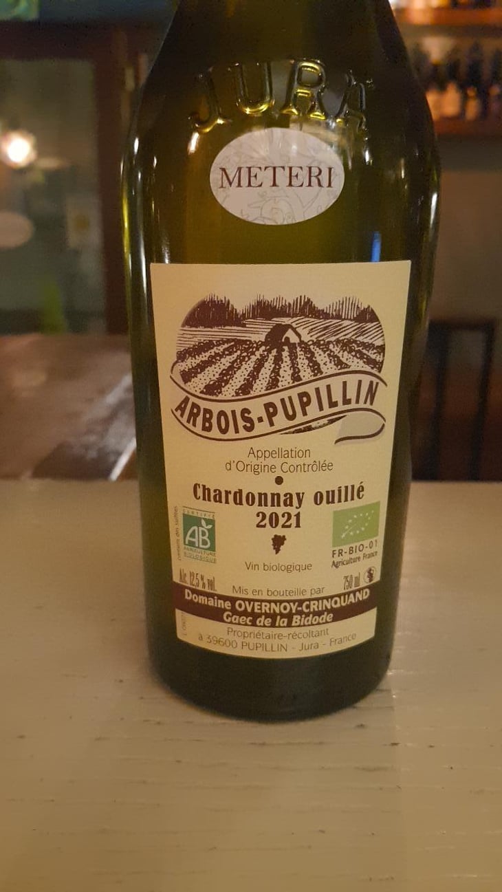 Chardonnay Vieille Vigne - Overnoy-Crinquand - Mickaël & Romaric Crinquand -2017