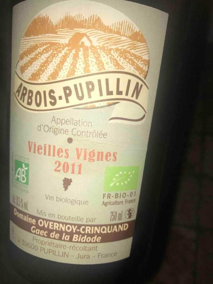 Chardonnay Vieille Vigne - Overnoy-Crinquand - Mickaël & Romaric Crinquand -2017