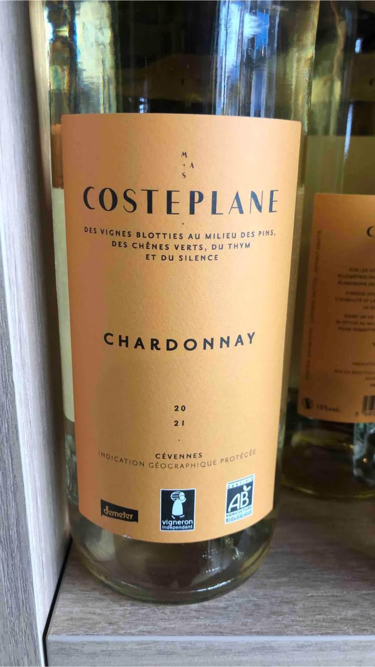 Chardonnay - Domaine Costeplane - Françoise & Vincent Coste 