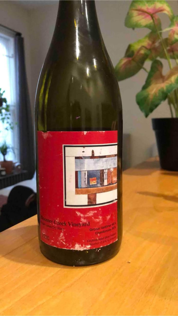 Chardonnay/Grüner Veltliner - Bloomer Creek Vineyard - Kim Engle & Debra Bermingham 