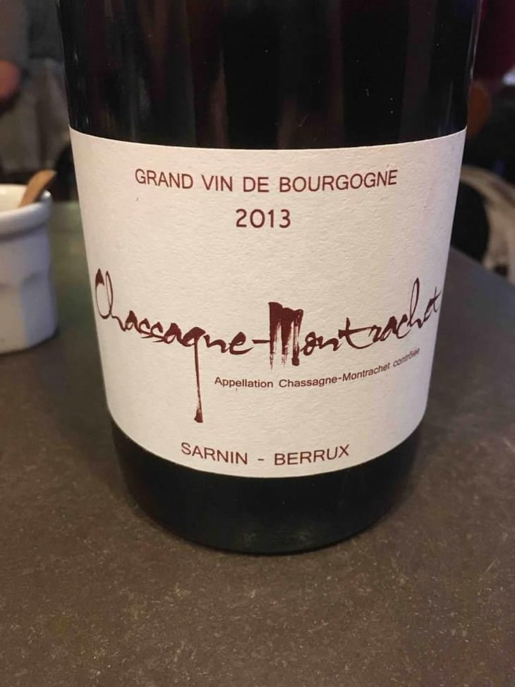 Chassagne-Montrachet (rouge) - Sarnin-Berrux - Jean-Pascal Sarnin & Jean-Marie Berrux 