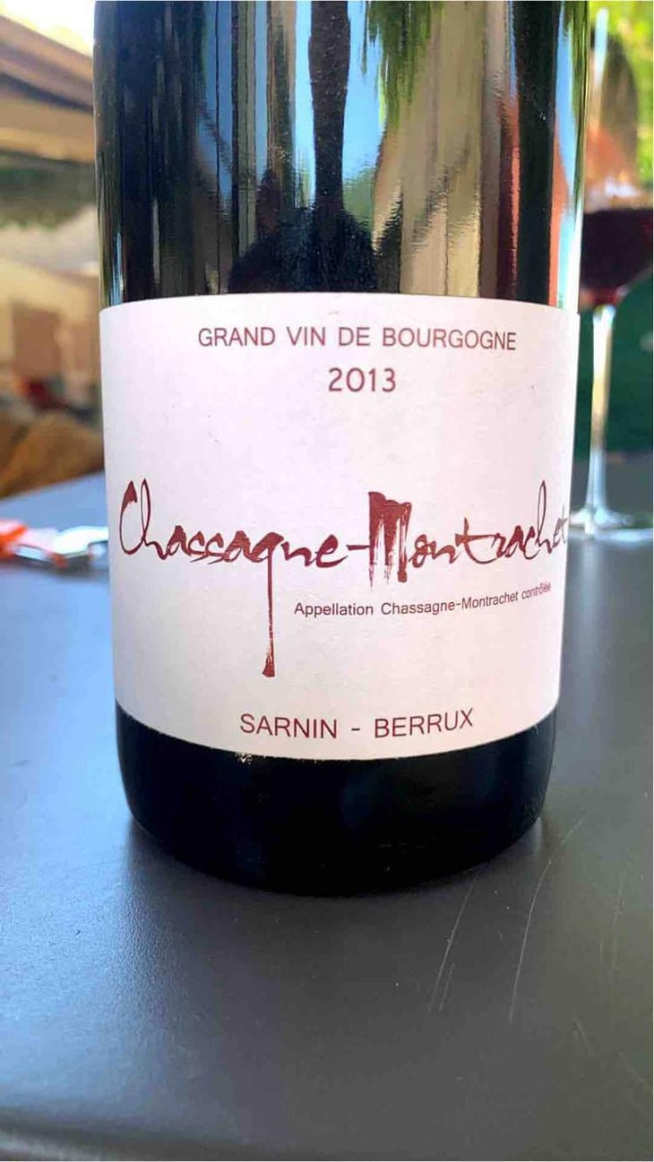 Chassagne-Montrachet (rouge) - Sarnin-Berrux - Jean-Pascal Sarnin & Jean-Marie Berrux 