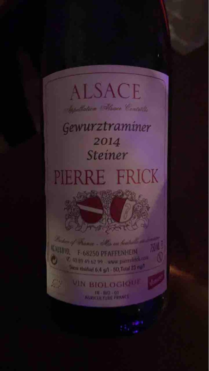 Chasselas - Domaine Pierre Frick - Jean-Pierre, Chantal et Thomas Frick 