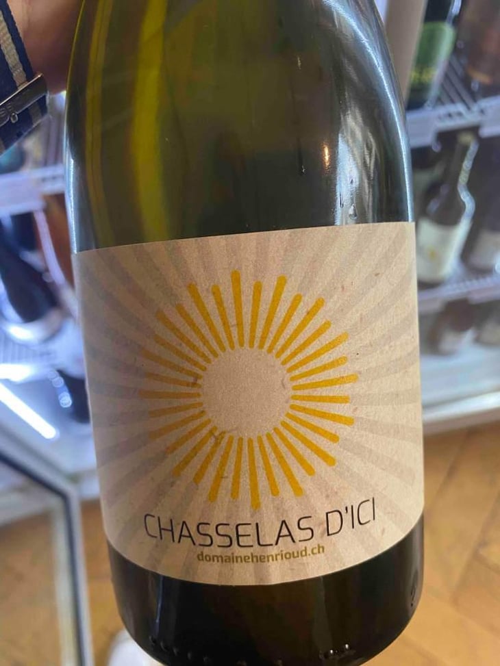 Chasselas d'Ici - Domaine Henrioud - Jean-Michel Henrioud 