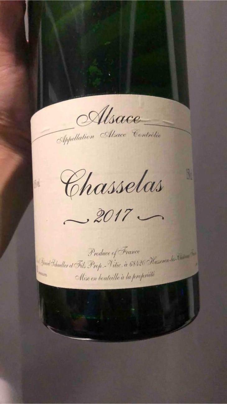 Chasselas - Gérard Schueller & Fils - Bruno Schueller 