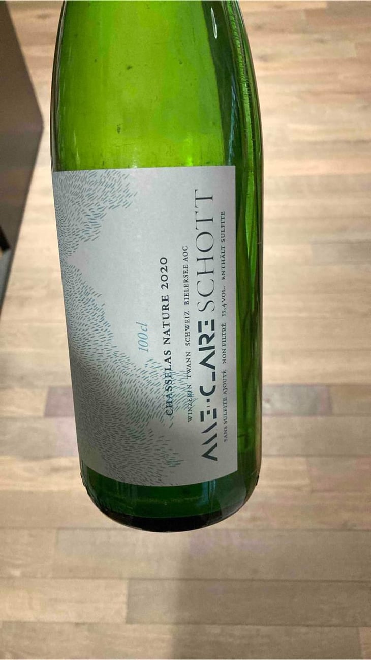 Chasselas Nature - Schott Weine - Aroma der Landschaft - Anne-Claire Schott 