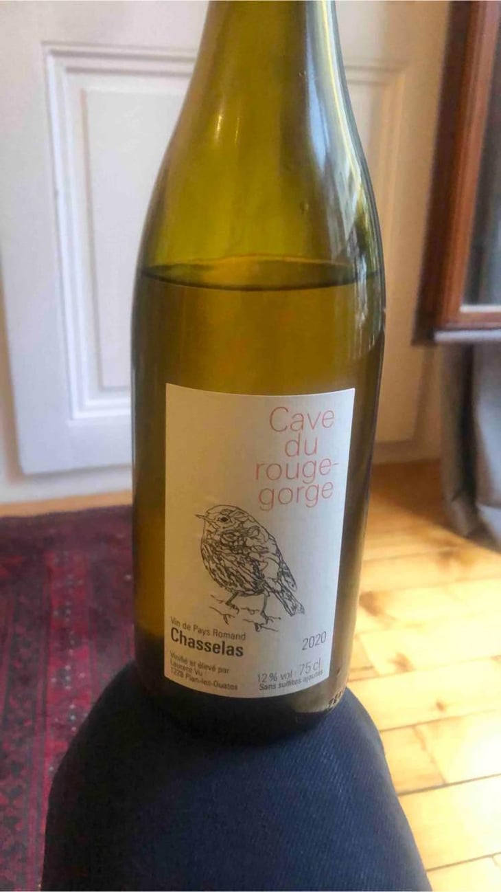 Chasselas - Cave du Rouge-Gorge - Laurent Vu, Lolo, Lola -2020