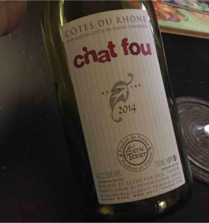 Chat Fou - Domaine Eric Texier - Laurence et Eric Texier 