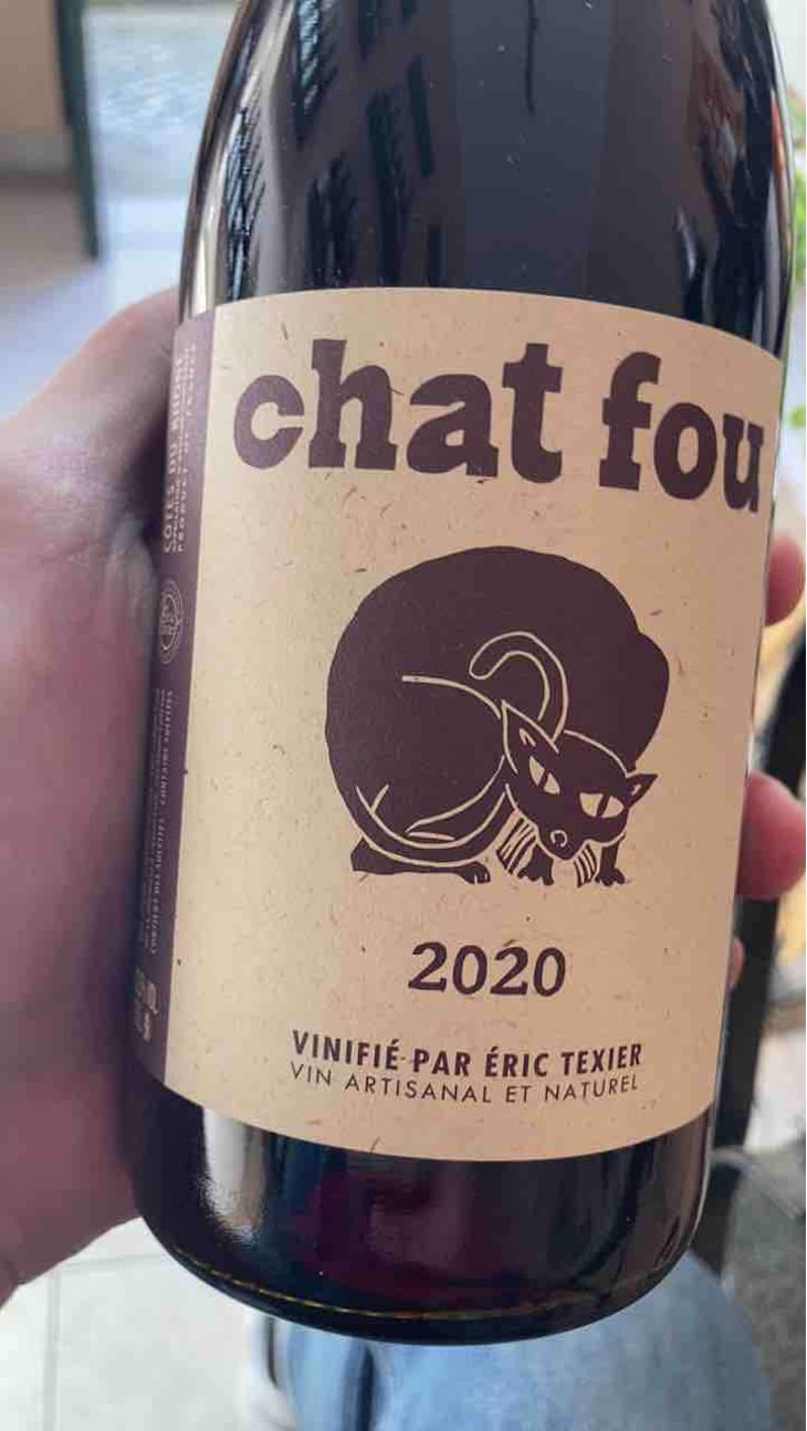 Chat Fou - Domaine Eric Texier - Laurence et Eric Texier 
