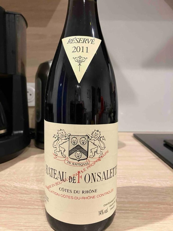 "Château de Fonsalette" - Côtes-du-Rhône - Rouge - Château Rayas - Château des Tours - Château de Fonsalette - Emmanuel Reynaud 
