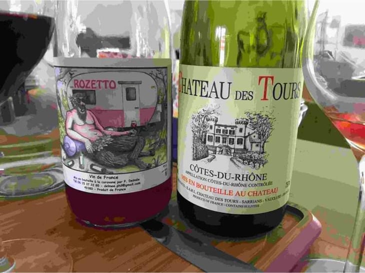 "Château des Tours" - Côtes-du-Rhône - Rouge - Château Rayas - Château des Tours - Château de Fonsalette - Emmanuel Reynaud 