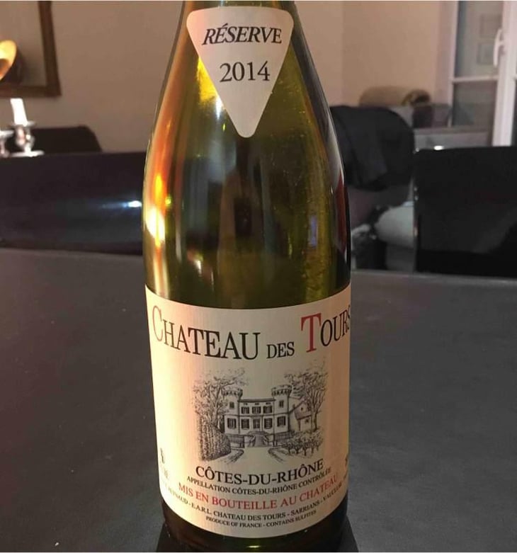 "Château des Tours" - Côtes-du-Rhône - Rouge - Château Rayas - Château des Tours - Château de Fonsalette - Emmanuel Reynaud 