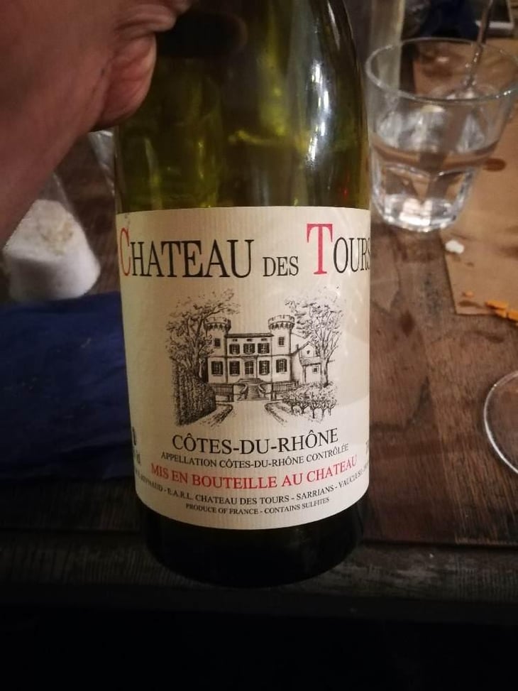 "Château des Tours" - Côtes-du-Rhône - Rouge - Château Rayas - Château des Tours - Château de Fonsalette - Emmanuel Reynaud 