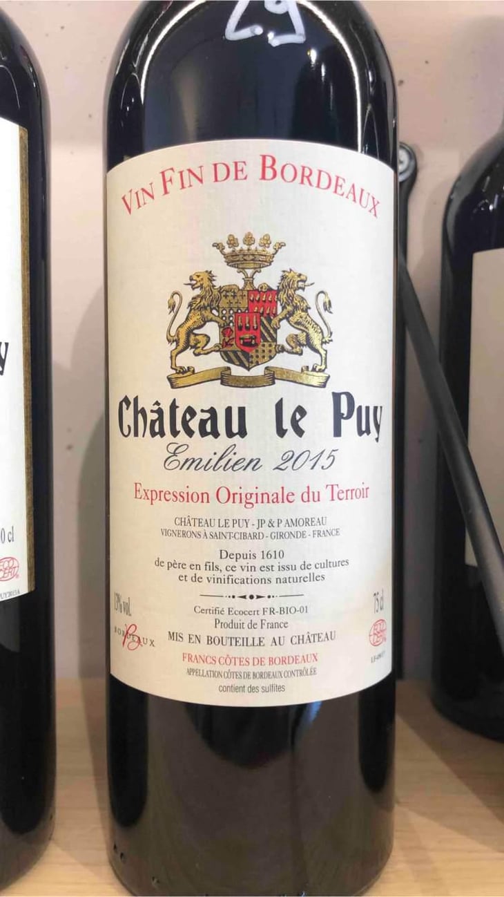 Emilien - Château le Puy - Jean-Pierre & Pascal Amoreau 