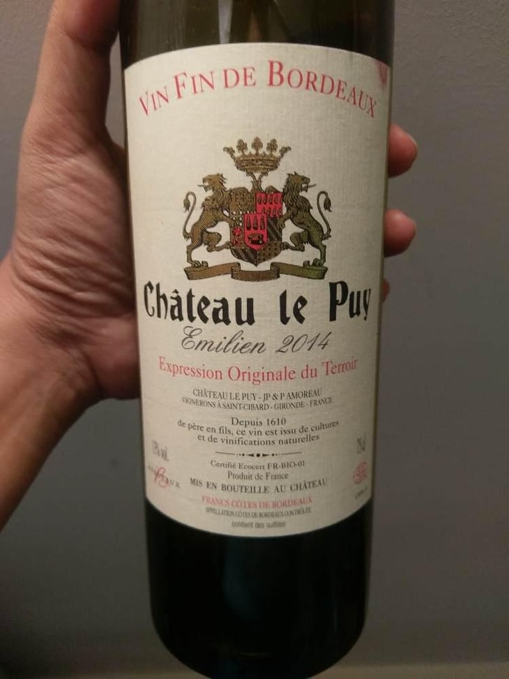 Emilien - Château le Puy - Jean-Pierre & Pascal Amoreau 