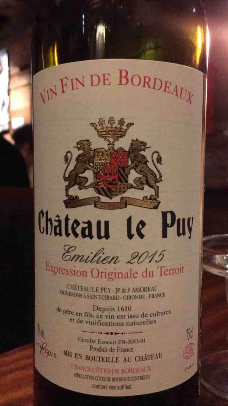 Emilien - Château le Puy - Jean-Pierre & Pascal Amoreau 