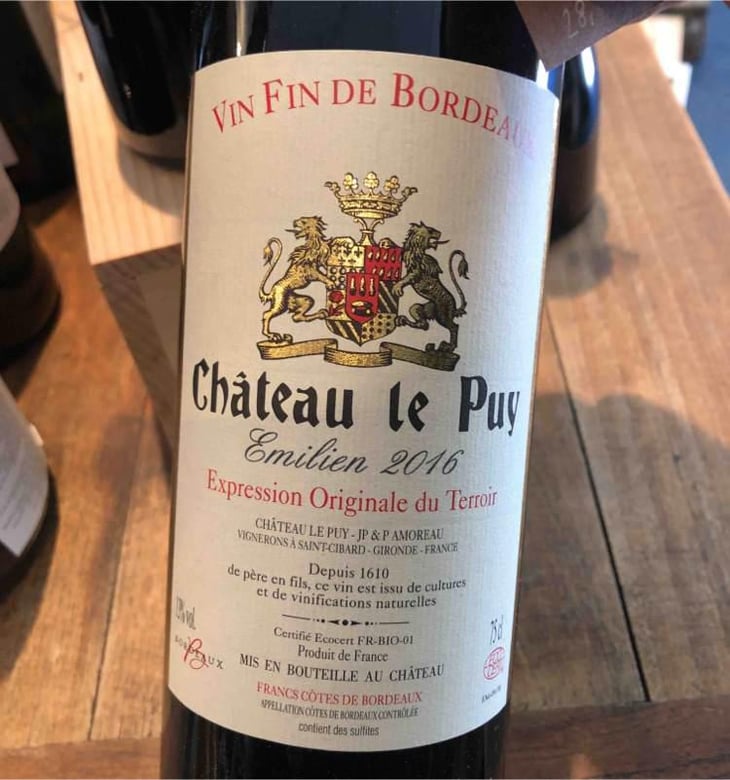 Emilien - Château le Puy - Jean-Pierre & Pascal Amoreau 