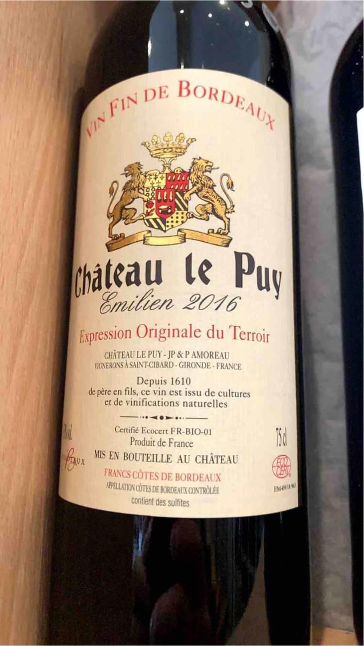 Emilien - Château le Puy - Jean-Pierre & Pascal Amoreau 