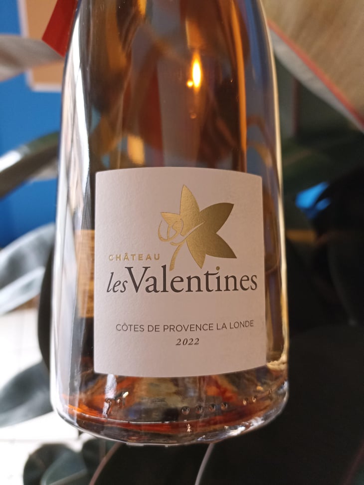 Château Les Valentines rosé - Château Les Valentines - Famille Pons-Massenot -2022