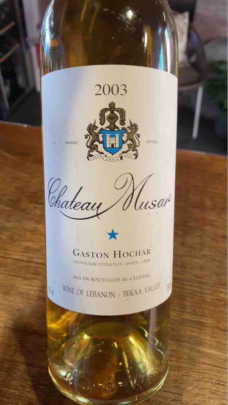 Chateau Musar Blanc - Chateau Musar - Ronald Hochar 