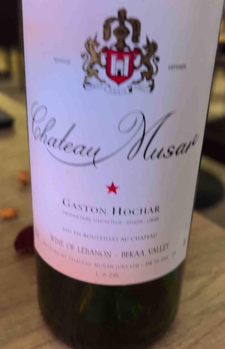 Chateau Musar Blanc - Chateau Musar - Ronald Hochar 