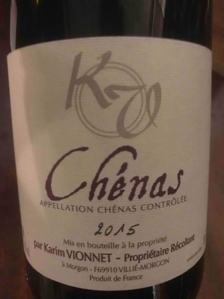 Chenas - Karim Vionnet - Karim Vionnet 
