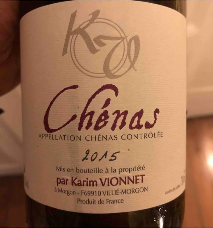 Chenas - Karim Vionnet - Karim Vionnet 