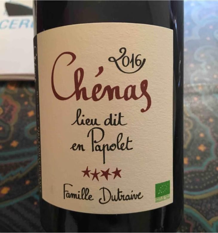 Chénas Lieu dit en Papolet - Domaine de la Grand'Cour - Jean-Louis Dutraive 