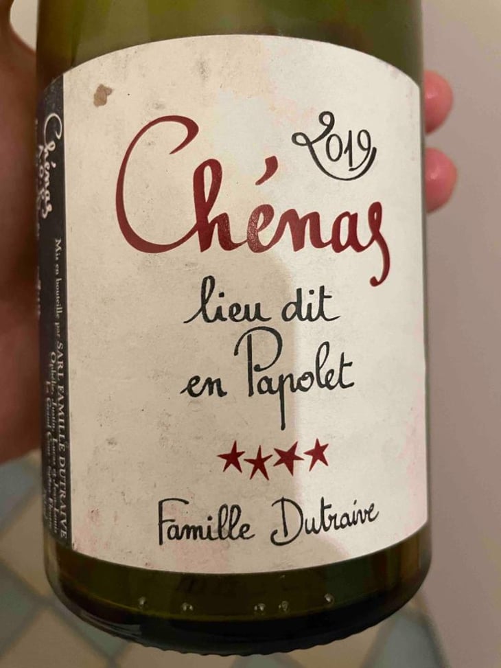 Chénas Lieu dit en Papolet - Domaine de la Grand'Cour - Jean-Louis Dutraive 