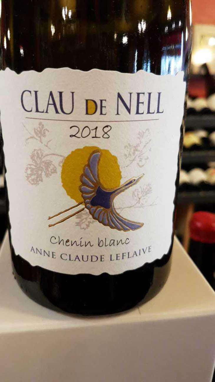 Chenin Blanc - Clau De Nell - Charlotte Jacques-Leflaive, Christian Jacques & Sylvain Potin -2018