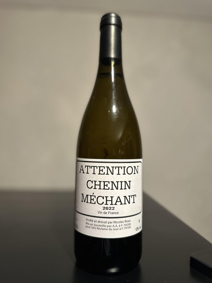 Attention Chenin Méchant - Le Clos des Treilles - Nicolas Reau 