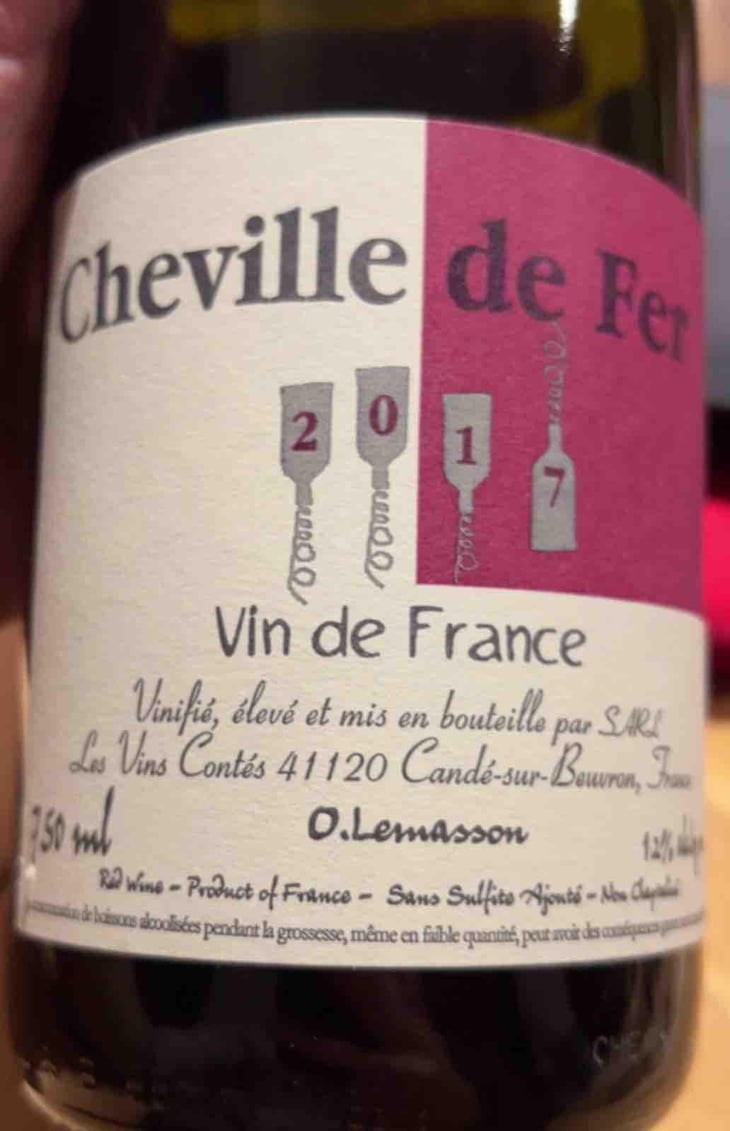 Cheville de Fer - Les Vins Contés (CLOSED) - Olivier Lemasson (CLOSED) 