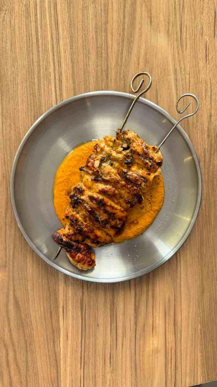 Chicken Skewer With Romesco Sauce - Pomme Eatery - 779622