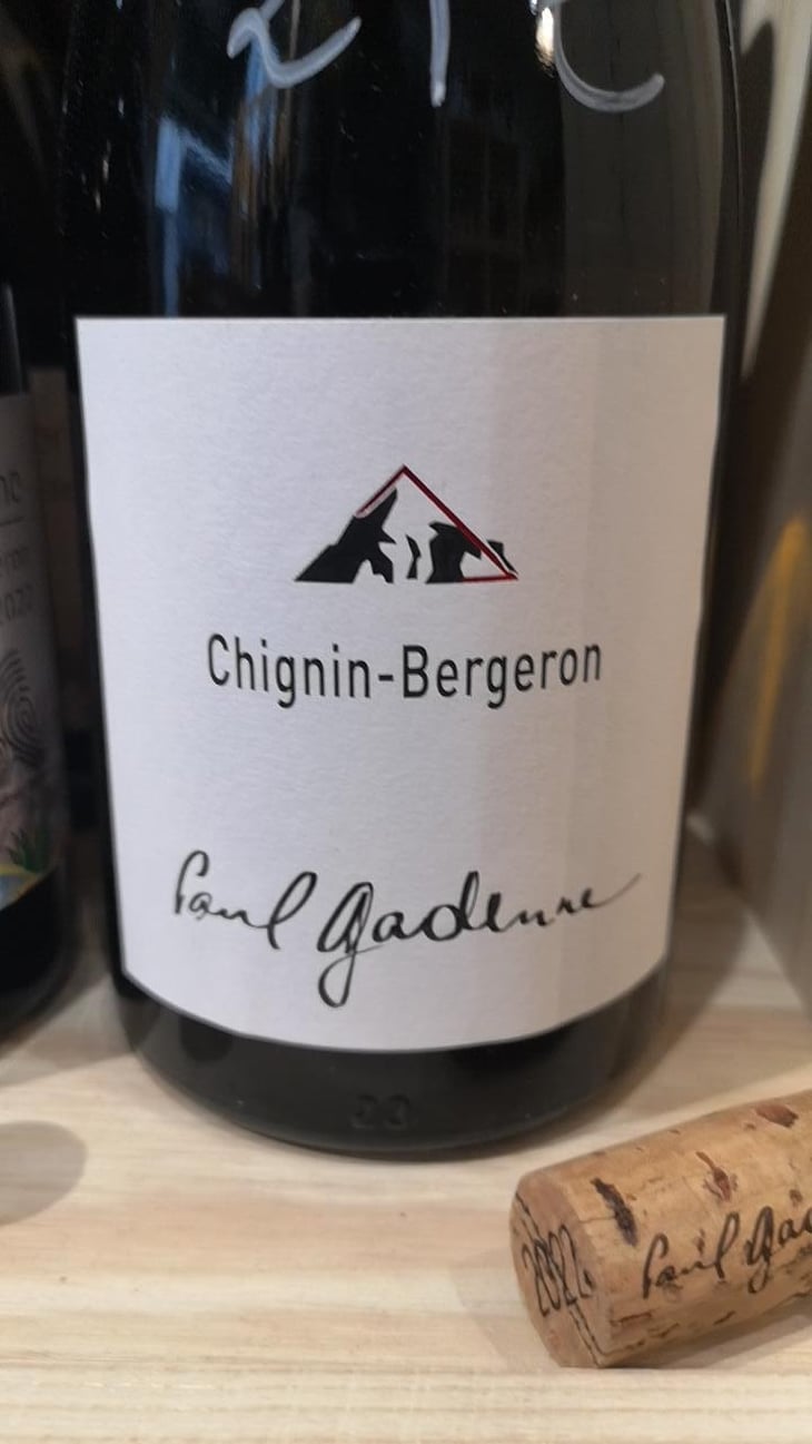 Chignin-Bergeron - Domaine Paul Gadenne - Paul Gadenne 