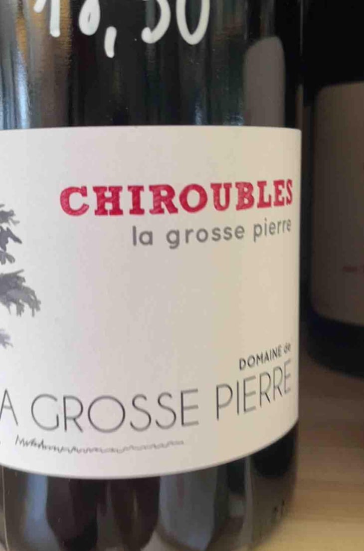 Chirouble la grosse pierre - Domaine de La Grosse Pierre - Pauline Passot -2021