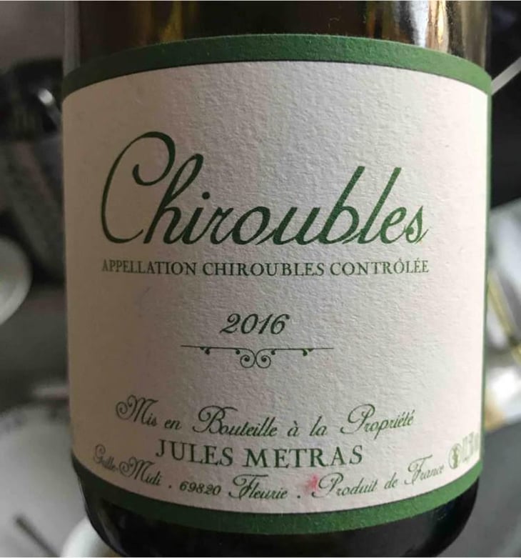 Chiroubles - Jules Métras - Jules Métras 