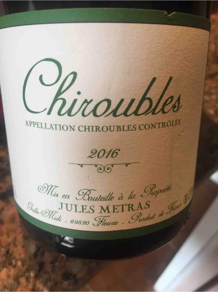 Chiroubles - Jules Métras - Jules Métras 